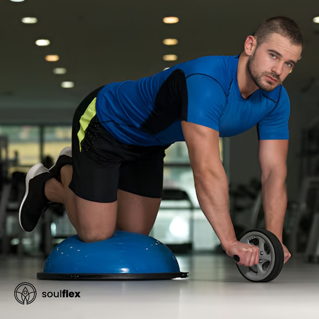 Classic Balance Ball With Resistance Bands Soulflex