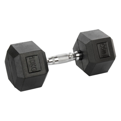 High quality and best rubber hex dumbbell, available in 1 kg, 2 kgs, 2.5 kgs, 5 kgs, 7.5 kgs, 10 kgs, 12.5 kgs, 15 kgs, 17.5 kgs, 20 kgs, 22.5 kgs, 25 kgs.