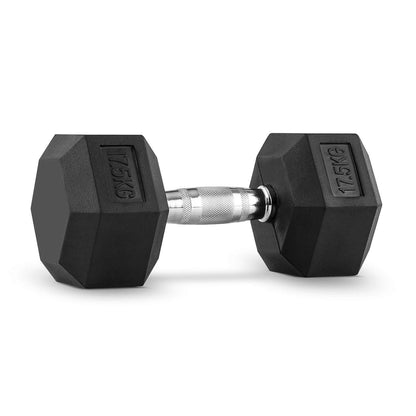 High quality and best rubber hex dumbbell, available in 1 kg, 2 kgs, 2.5 kgs, 5 kgs, 7.5 kgs, 10 kgs, 12.5 kgs, 15 kgs, 17.5 kgs, 20 kgs, 22.5 kgs, 25 kgs.