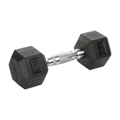 High quality and best rubber hex dumbbell, available in 1 kg, 2 kgs, 2.5 kgs, 5 kgs, 7.5 kgs, 10 kgs, 12.5 kgs, 15 kgs, 17.5 kgs, 20 kgs, 22.5 kgs, 25 kgs.