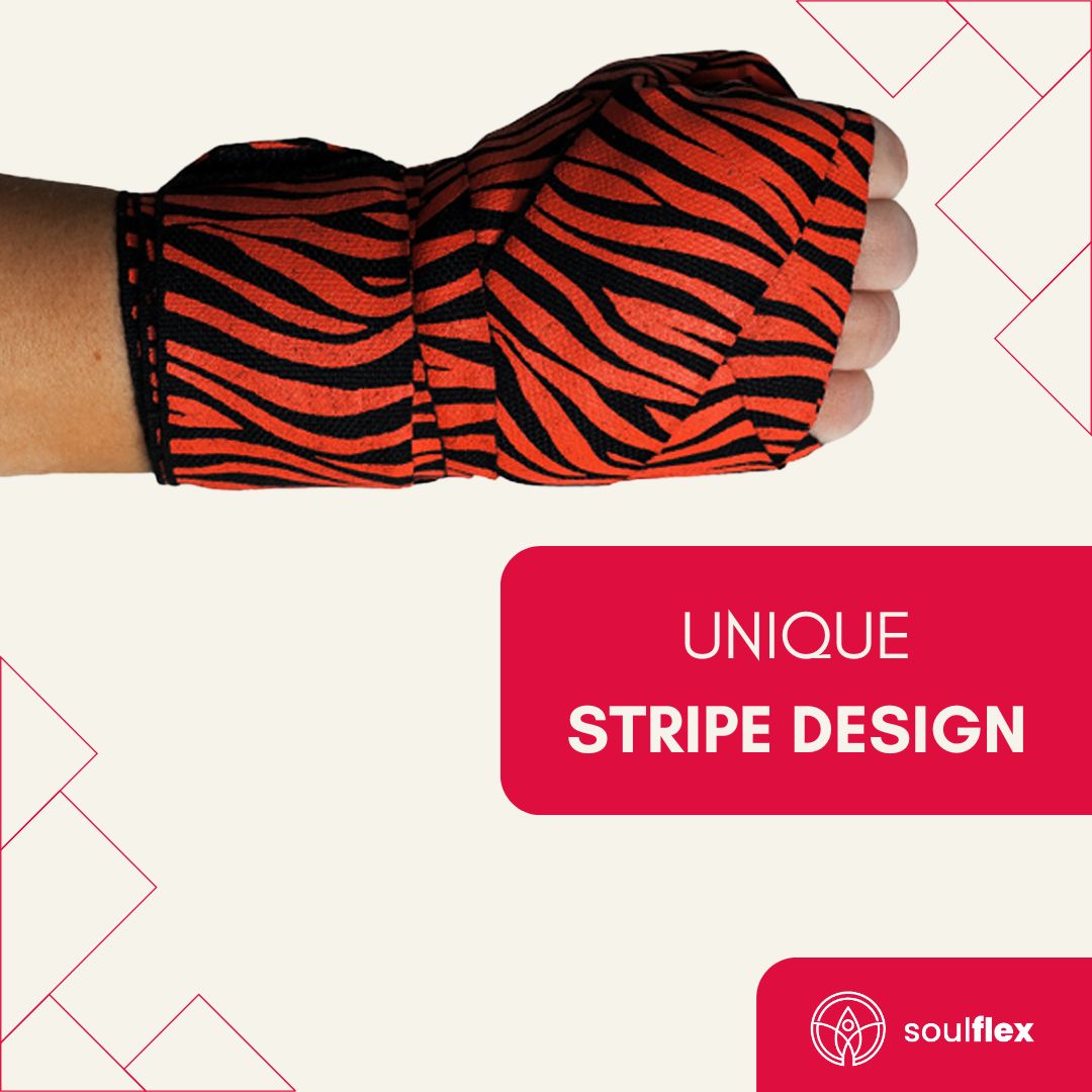 Zebra Striped Hand Wraps