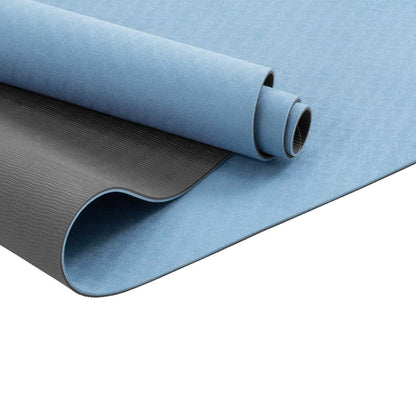 Soulflex Yoga Mat for men, women, and children, extra thick 10mm TPE material, 6ft length and 2ft width, exercise mat for yoga and fitness, yoga equipment for home use, anti-slip, anti-tear, durable fitness mat.